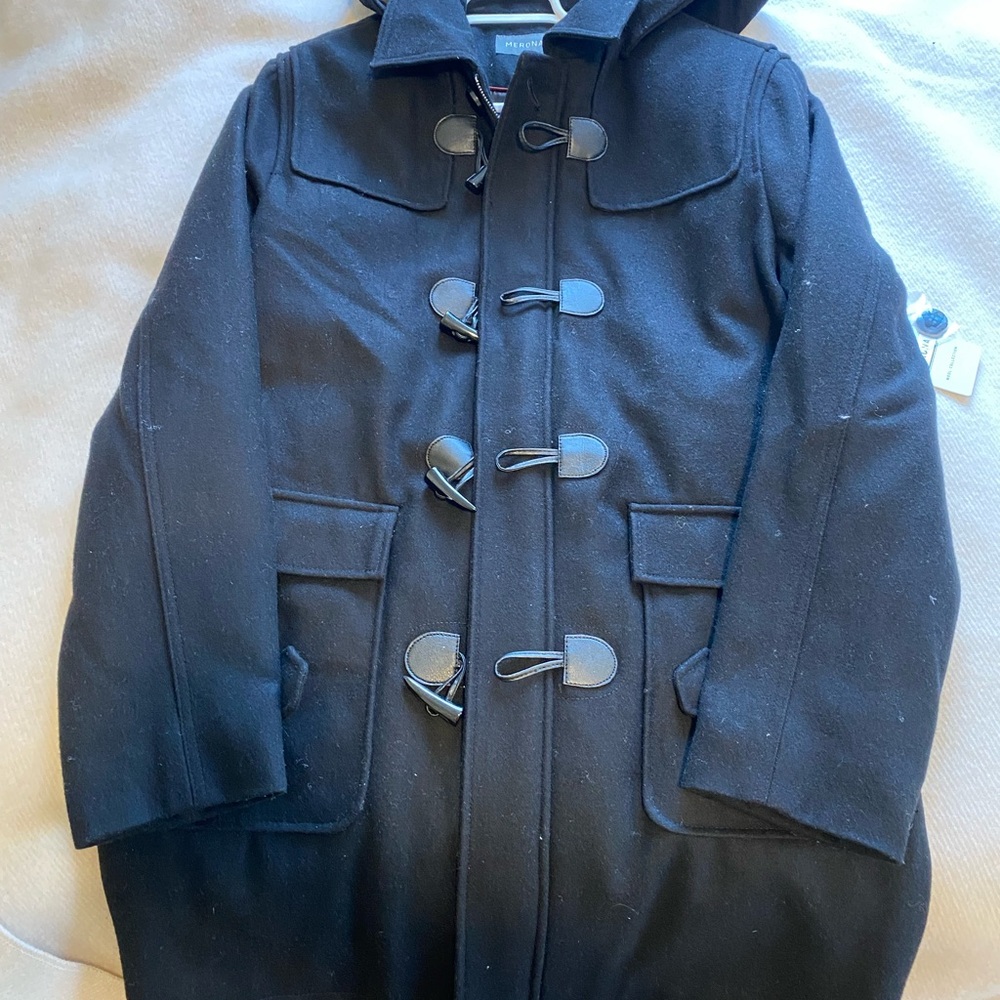 Merona Men's Black Trench Coat